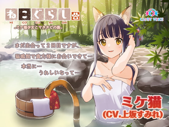 【無料音声あり】【耳かき・ねこじゃらし】ねこぐらし。2〜ミケ猫少女とマタタビの湯〜【CV: 上坂すみれ】