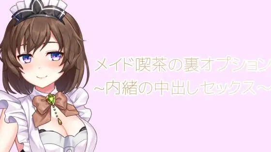 【無料音声あり】メイド喫茶の裏オプション~内緒の中出しセックス～