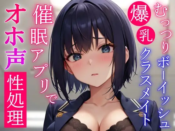 【無料音声あり】催○アプリで常識変換してむっつりボーイッシュ系爆乳クラスメイトをドスケベオホ声性処理委員にする～学校でおチンポ勃起したらいつでも僕が性処理してあげる～